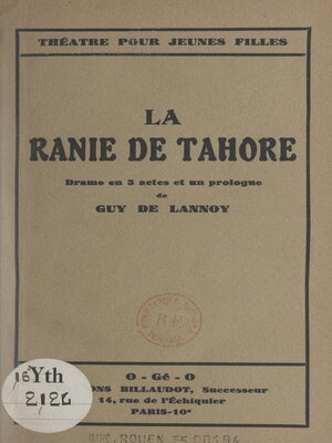 cover image of La Ranie de Tahore